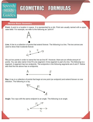 Omslagafbeelding: Geometric Formulas (Speedy Study Guides) 9781633839540