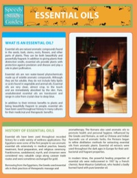 Cover image: Essential Oils (Speedy Study Guides) 9781633839564