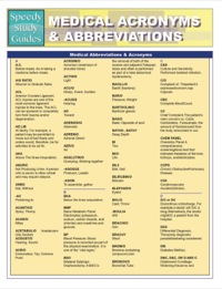 Titelbild: Medical Abbreviations & Acronyms (Speedy Study Guides) 9781633832060