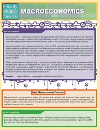 表紙画像: Macroeconomics (Speedy Study Guides) 9781632870070