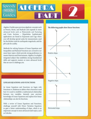 Imagen de portada: Algebra Part 2 (Speedy Study Guides) 9781633839793