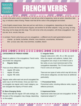 Imagen de portada: French Verbs (Speedy Study Guides) 9781632870117