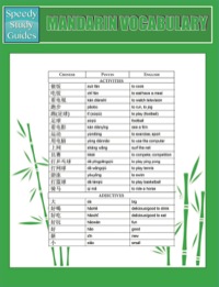 Titelbild: Mandarin Vocabulary (Speedy Study Guides) 9781632870254
