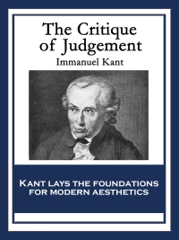 Cover image: The Critique of Judgement 9781604592733