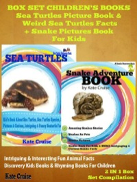 Omslagafbeelding: Box Set Children's Books: Sea Turtles Picture Book & Weird Sea Turtles Facts + Snake Pictures Book For Kids