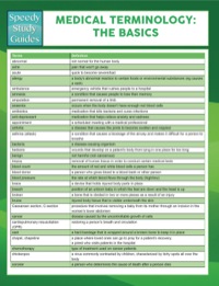 Cover image: Medical Terminology:The Basics Speedy Study Guides 9781634286275