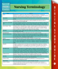 Omslagafbeelding: Nursing Terminology Speedy Study Guides 9781634286305