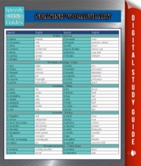 Imagen de portada: Spanish Vocabulary Speedy Study Guides 9781634286404