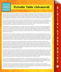表紙画像: Periodic Table (Advanced) 9781634286442