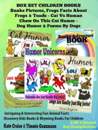 Imagen de portada: Box Set Set Children's Books: Snake Picture Book - Frog Picture Book - Humor Unicorns - Funny Cat Book For Kids Dog Humor