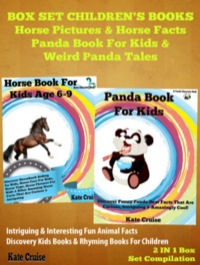 Titelbild: Box Set Children's Books: Horse Pictuers & Horse Facts - Panda Book For Kids & Weird Panda Tales