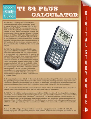 Cover image: Ti 84 Plus Calculator 9781634289146