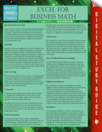 Titelbild: Excel For Business Math 9781634289160