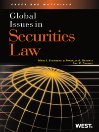 Cover image: Steinberg, Gevurtz, and Chaffee's Global Issues in Securities Law 1st edition 9780314278715