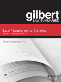 Cover image: Honigsberg and Ho's Gilbert Law Summary on Legal Research, Writing, and Analysis, 12th 12th edition 9780314290977
