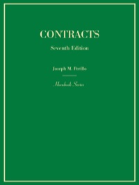 Cover image: Perillo's Contracts (Hornbook Series) 7th edition 9780314287700