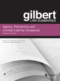 Cover image: Conviser's Gilbert Law Summary on Agency, Partnership and LLCs, 7th 7th edition 9781628100204