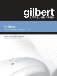 Cover image: Gilbert Law Summaries on Antitrust, 11th 11th edition 9780314271792
