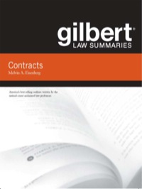 Cover image: Gilbert Law Summaries on Contracts, 14th 14th edition 9780159007761