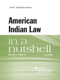 Cover image: Canby's American Indian Law in a Nutshell 6th edition 9781628100082