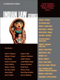 Cover image: Goldberg, Washburn and Frickey's Indian Law Stories 1st edition 9781599417295