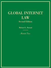 Cover image: Rustad's Global Internet Law (Hornbook Series), 2d 2nd edition 9781634596855