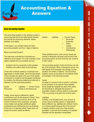Cover image: Accounting Equations & Answers 9781635010565