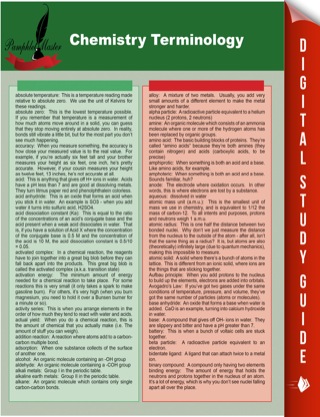 Imagen de portada: Chemistry Terminology 9781635010800