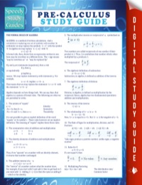 Cover image: Pre-Calculus Study Guide (Speedy Study Guide) 9781635011876