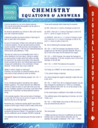 صورة الغلاف: Chemistry Equations & Answers (Speedy Study Guide) 9781635011883