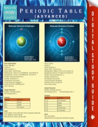 Imagen de portada: Periodic Table (Advanced) (Speedy Study Guide) 9781635013528