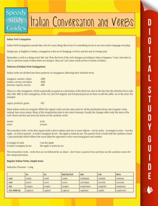 Cover image: Italian Conversation and Verbs (Speedy Language Study Guide) 9781635013535