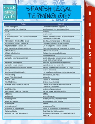 Cover image: Spanish Legal Terminology 9781635013801