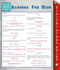 صورة الغلاف: Algebra For Kids (Speedy Study Guide) 9781635014006