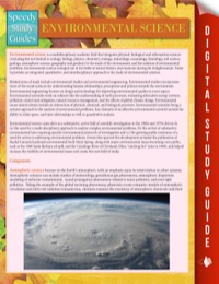 صورة الغلاف: Environmental Science (Speedy Study Guide) 9781635014013