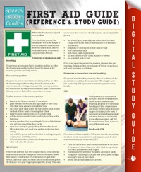 Imagen de portada: First Aid Guide (Reference & Study Guide) (Speedy Study Guide) 9781635014143