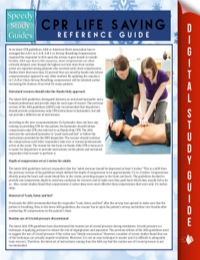 Titelbild: CPR Lifesaving Reference Guide (Speedy Study Guide) 9781635014150