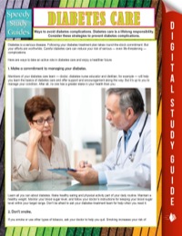 Cover image: Diabetes Care (Speedy Study Guide) 9781635014501