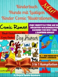 Omslagafbeelding: Kinderbuch Hunde mit Lustigen Kinder Comic Illustrationen - Kinder Buch 6 Jahre