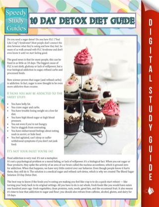 Cover image: 10 Day Detox Diet Guide (Speedy Study Guide) 9781635019865