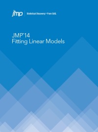 Imagen de portada: JMP 14 Fitting Linear Models 9781635265095