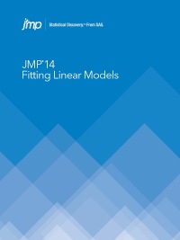 Titelbild: JMP 14 Fitting Linear Models 9781635265095