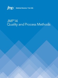 Cover image: JMP 14 Quality and Process Methods 9781635265293