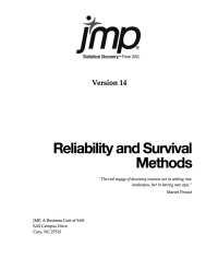 Imagen de portada: JMP 14 Reliability and Survival Methods 9781635265330