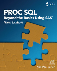 Imagen de portada: PROC SQL 3rd edition 9781635266849