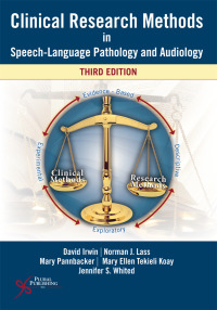 Imagen de portada: Clinical Research Methods in Speech-Language Pathology and Audiology 3rd edition 9781635501018