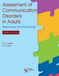 Cover image: Assessment of Communication Disorders in Adults: Resources and Protocols 3rd edition 9781635501957