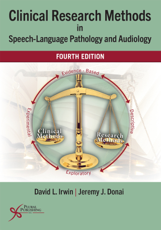 Cover image: Clinical Research Methods in Speech-Language Pathology and Audiology 4th edition 9781635507225