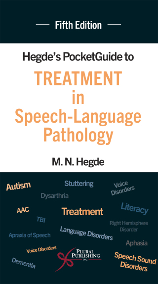 Cover image: Hegde's PocketGuide to Treatment in Speech-Language Pathology, Fifth Edition 5th edition 9781635507867