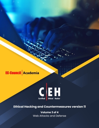 Cover image: Certified Ethical Hacker (CEH) Version 11 w/ iLabs (Volume 3: Web Attacks and Defense) 1st edition 9781635675245